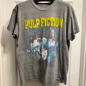 Pulp Fiction Graphic Tee - Gray